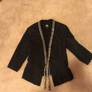 Sexy deep V blazer